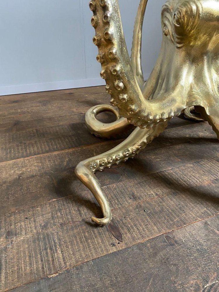 Sculptural Octopus Gilt Bronze Center Or Dining Table photo Furniture
