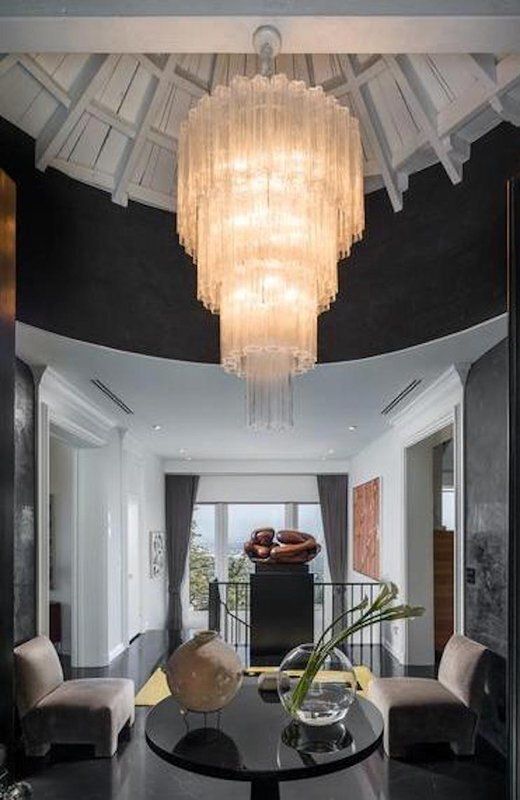 Italian Murano Glass Tronchi Chandeliers, 1990, Set Of 2 photo furniture