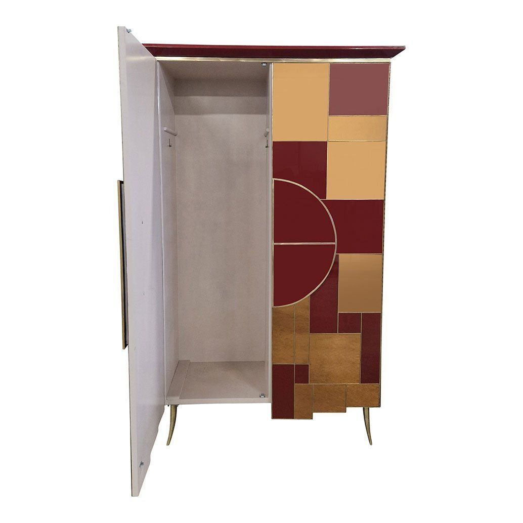 Vintage Wooden Wardrobe, 1980s photo buy