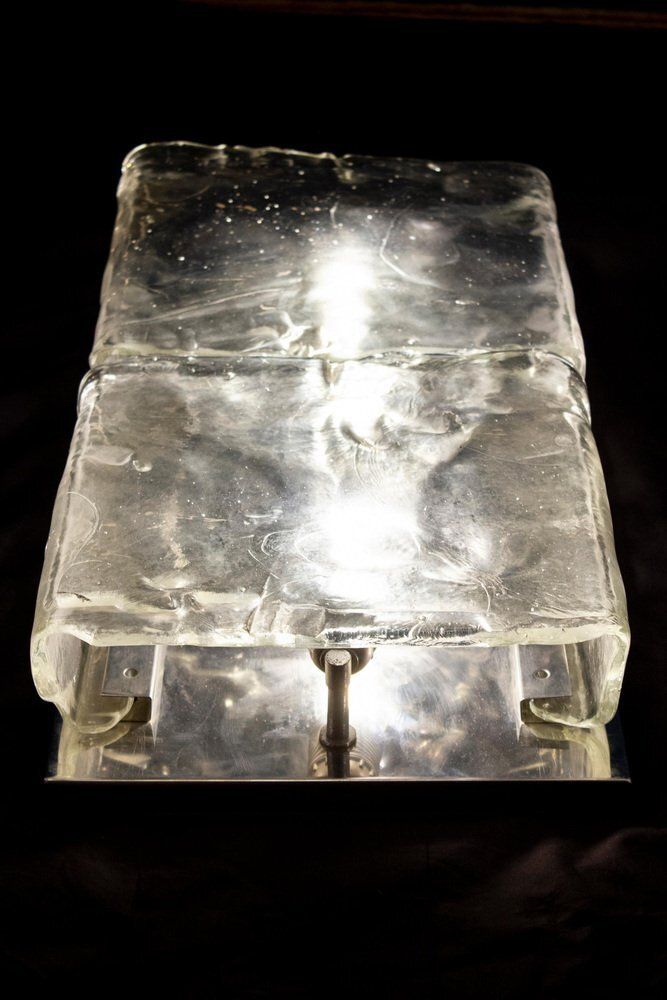 Lighting Murano Glass Wall Lights By Aureliano Toso, 1972, Set Of 2 photo