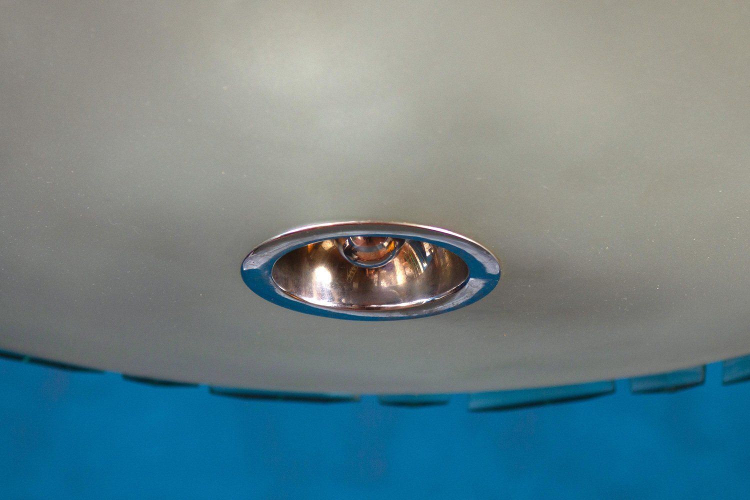 Round Crystal Chandelier Attributed To Max Ingrand For Fontana Arte, 1940s photo vintage