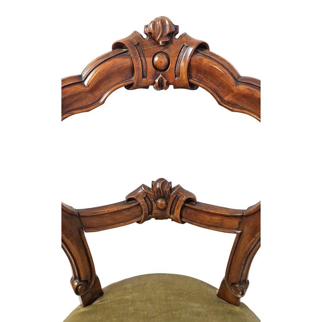Furniture Louis Philippe Style Wooden Chair, 1960s photo