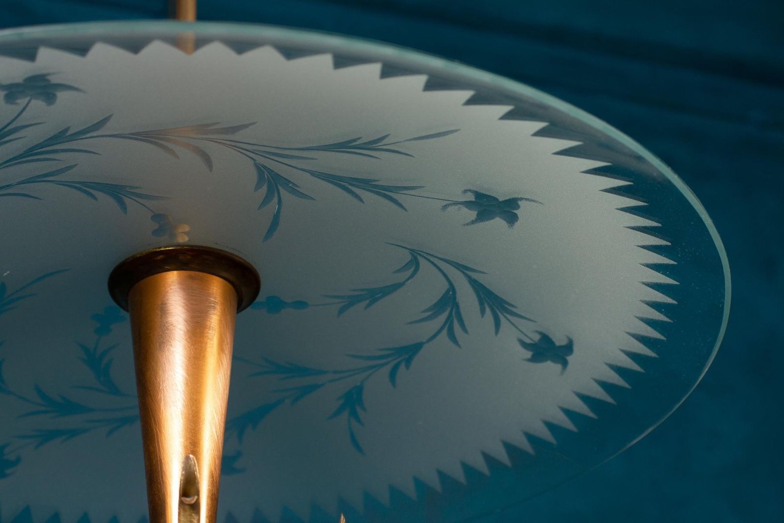 photo furniture Art Deco Pendant Lamp In The Style Of Pietro Chiesa For Fontana Arte, Italy, 1940s
