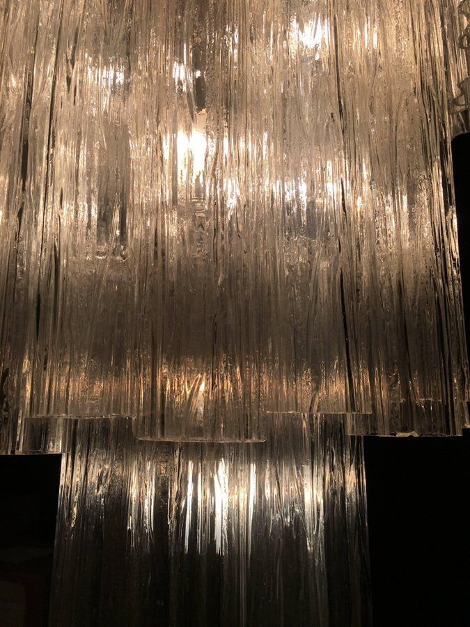 Murano Glass Tronchi Chandeliers, 1960s, Set Of 2 photo Lighting