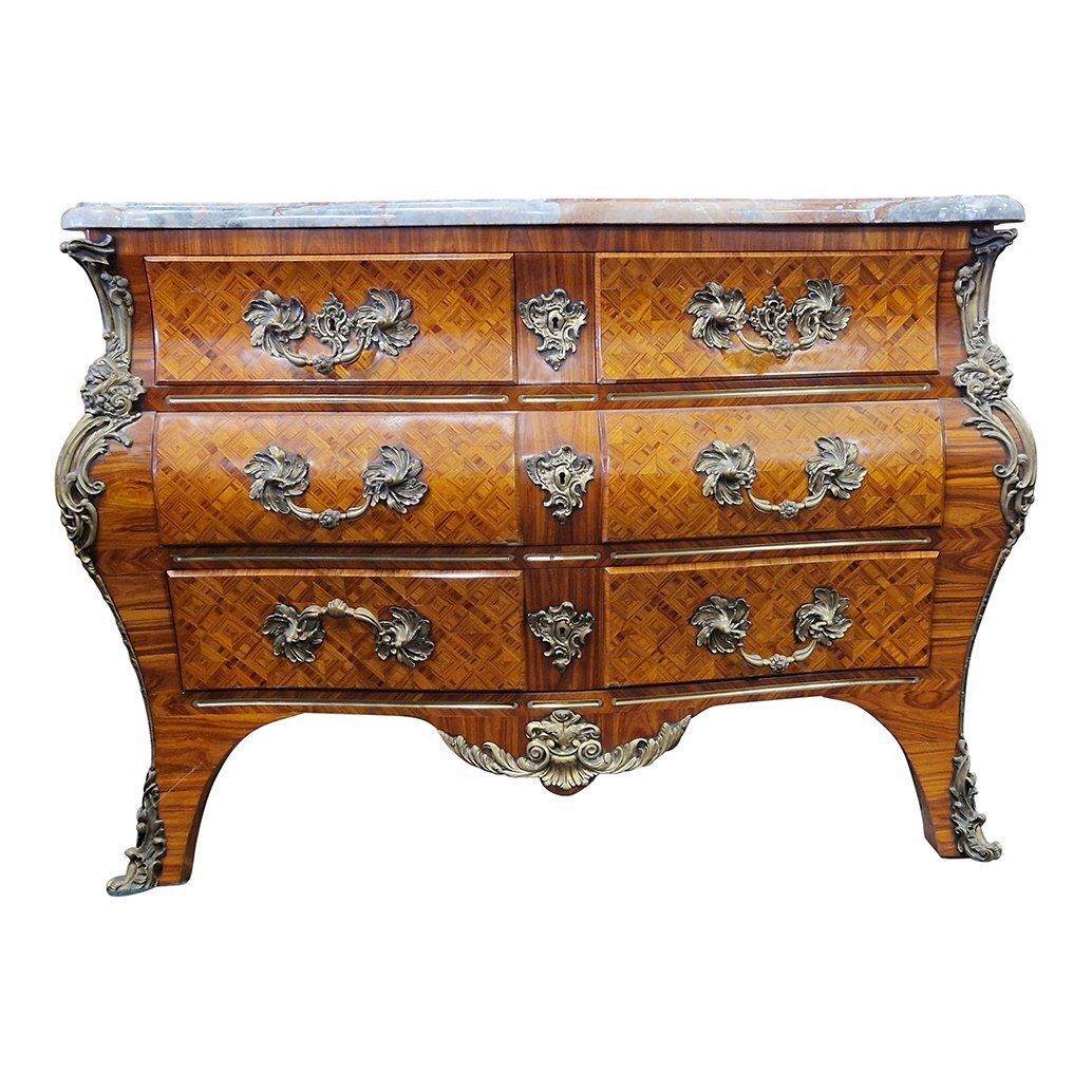 French Louis XV Style Chest Of Drawers, 1960s