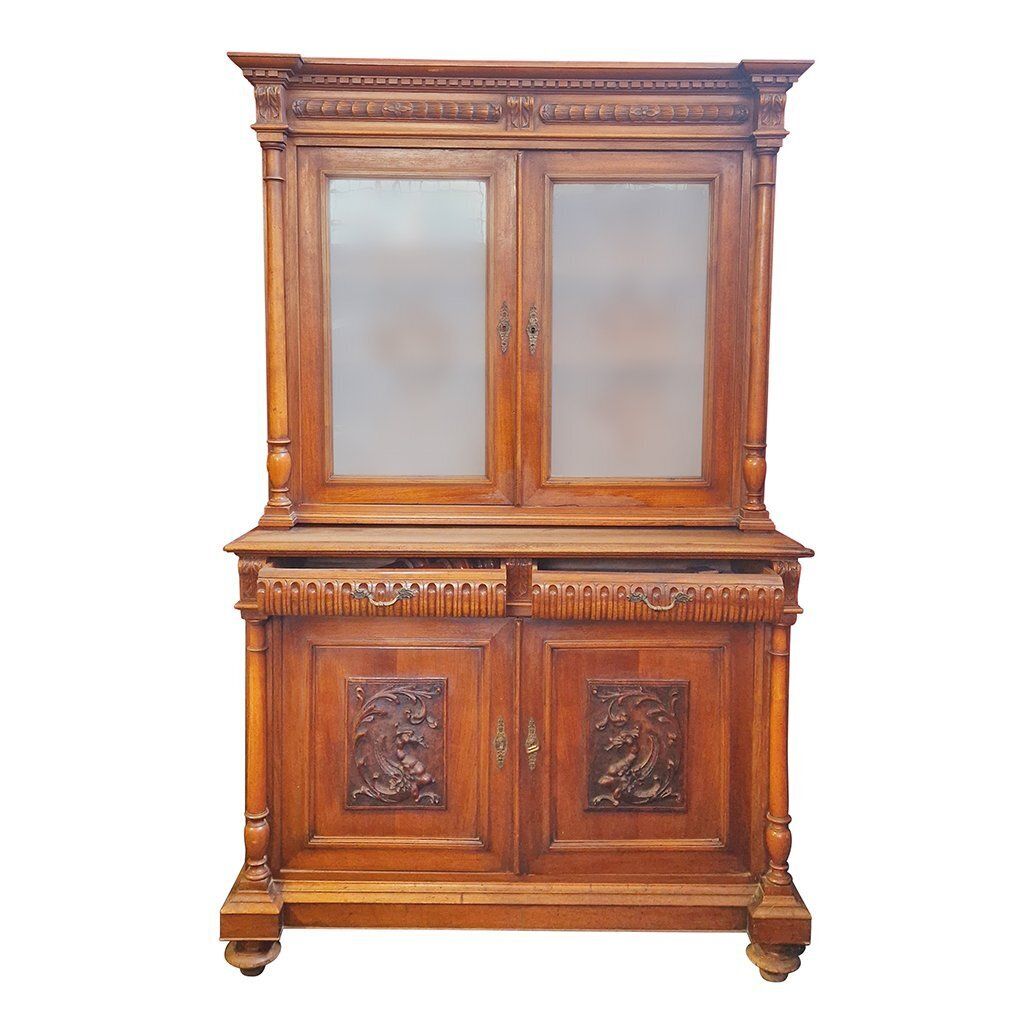 Walnut Sideboard, France, 19th Century