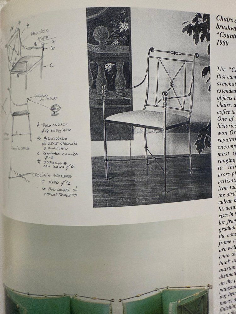 5585.0 Italian Steel And Brass Armchair By Orlandi, 1970s photo