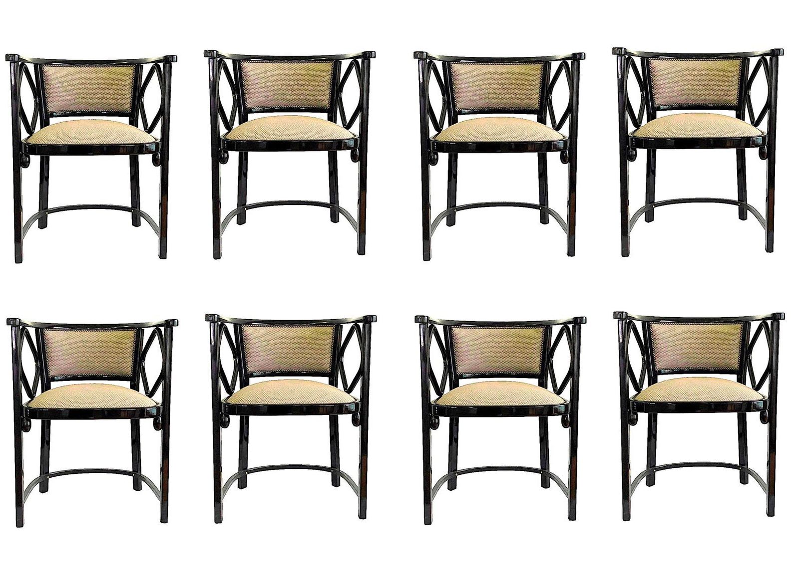 Set Of Armchairs By Josef Hoffmann For Thonet, 1970s photo for sale