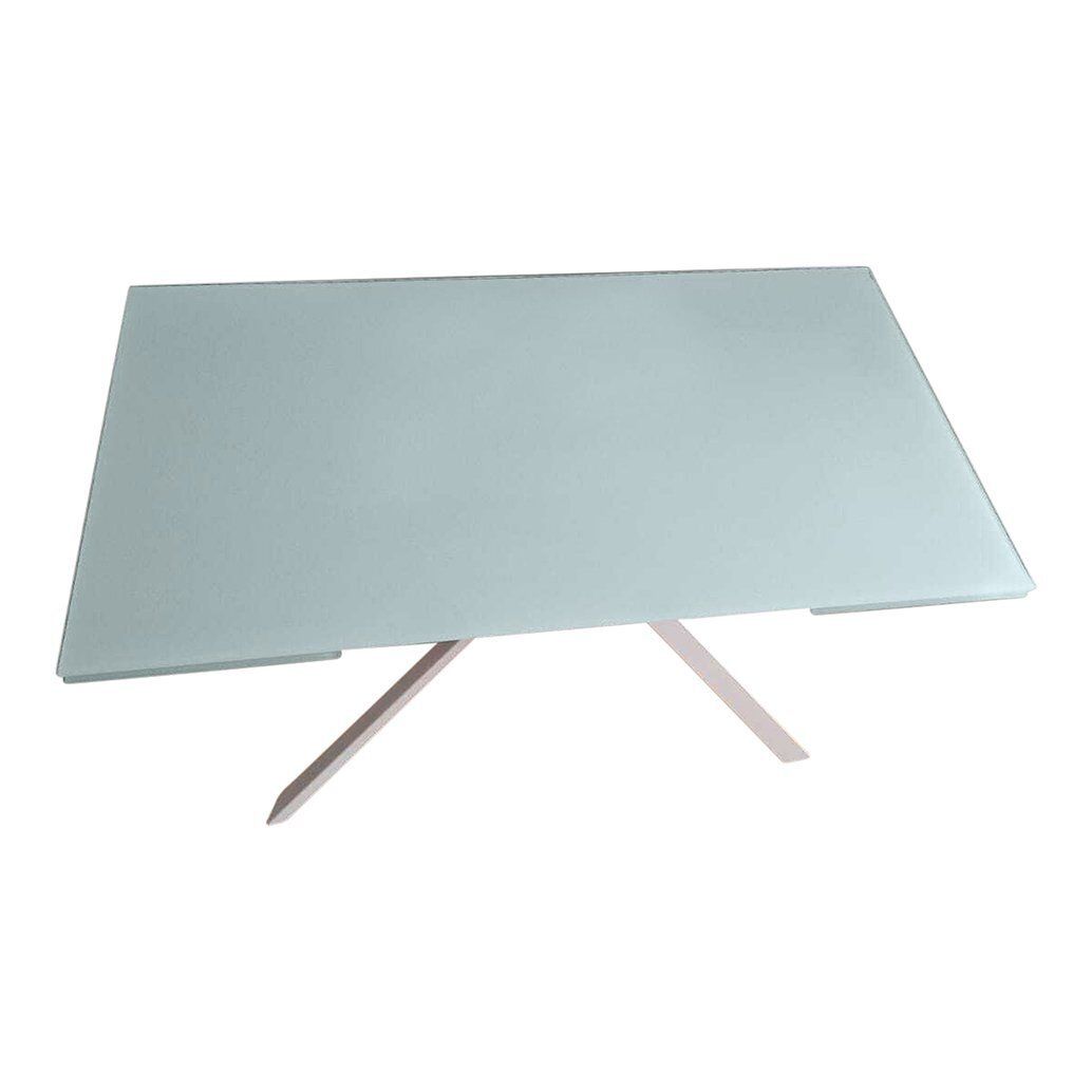 Extendable Glass Dining Table, 1980s photo buy