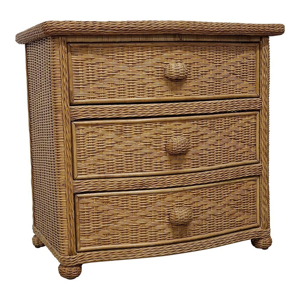Rattan And Bamboo Dressers, 1950s, Set Of 2 photo furniture