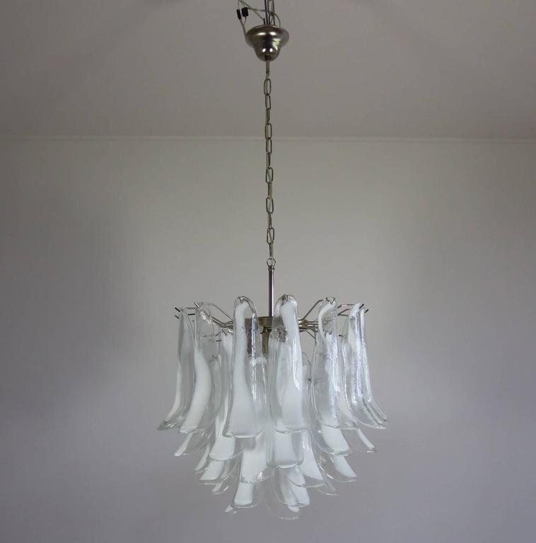 Murano Chandeliers In The Manner Of Mazzega, 1970s, Set Of 2 photo 3657.0