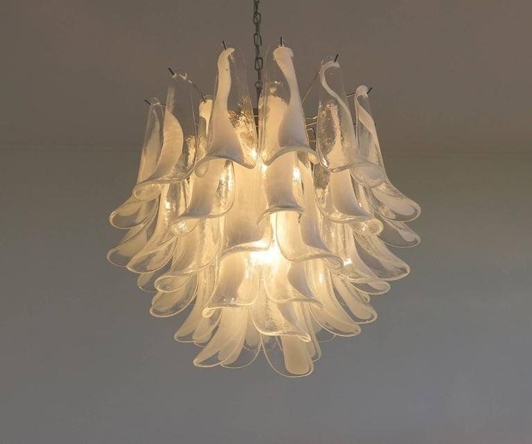 photo furniture Murano Chandeliers In The Manner Of Mazzega, 1970s, Set Of 2