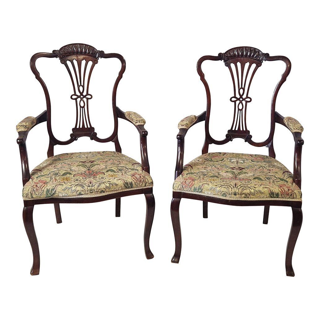 photo vinterior Liberty Style Living Room Set, 1920s, Set Of 6
