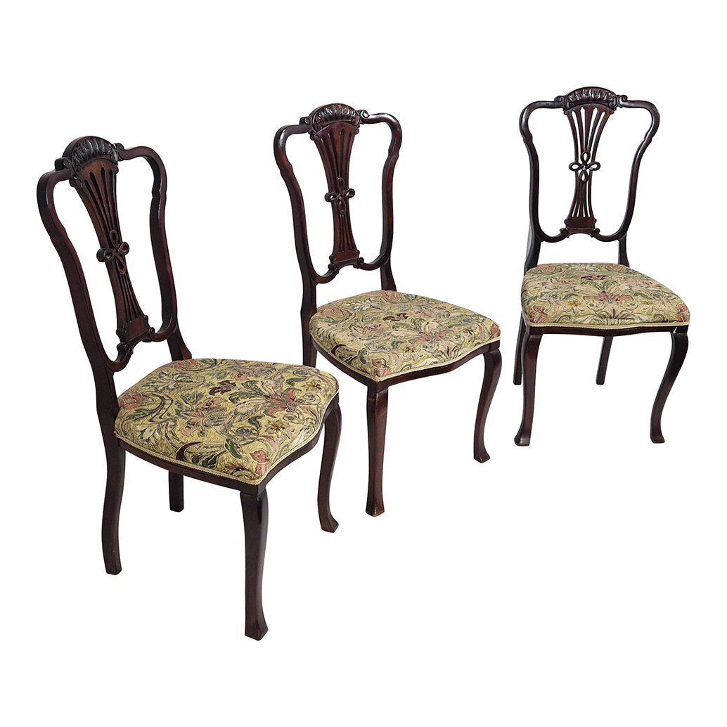photo vintage Liberty Style Living Room Set, 1920s, Set Of 6