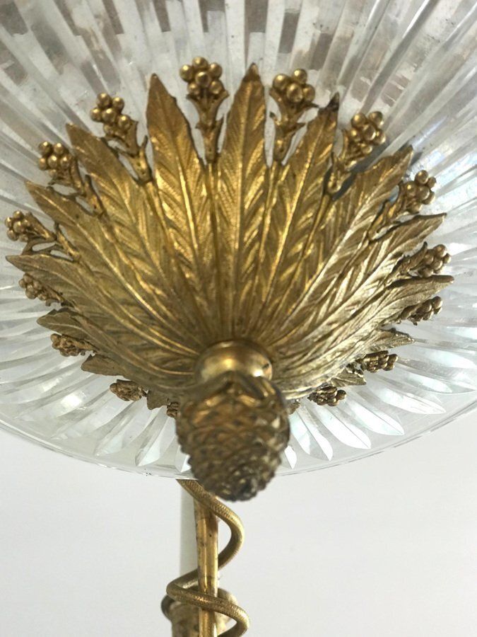 Empire Gilt Bronze And Cut Crystal Chandelier, 1815 photo 15959.0