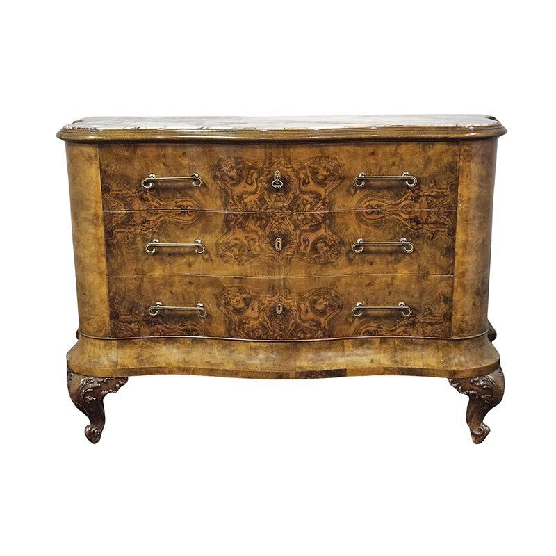 Wooden Chest Of Drawers, 1890s