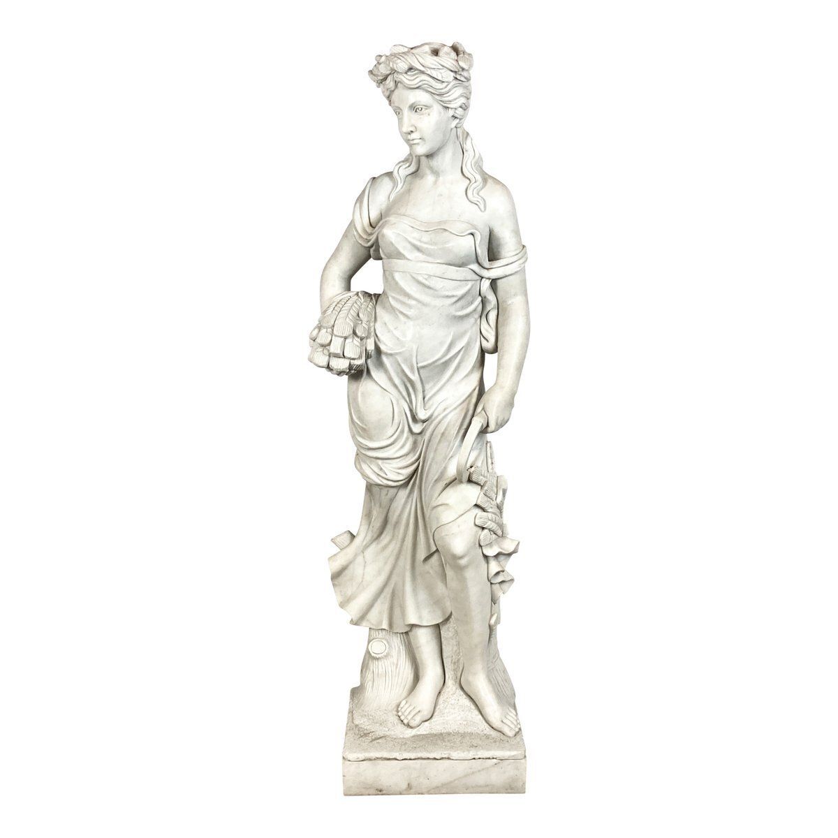 Italian Artist, Four Seasons Statues, Marble, Set Of 4 photo furniture