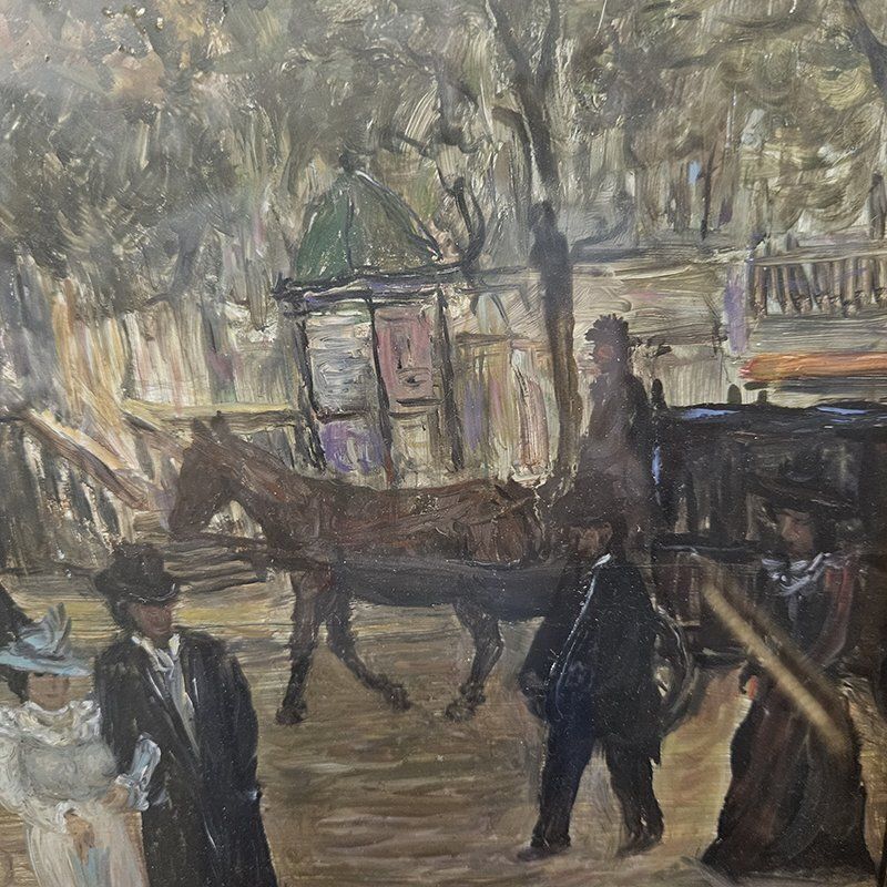 View Of Paris, 1960s, Oil On Canvas photo 3918.0