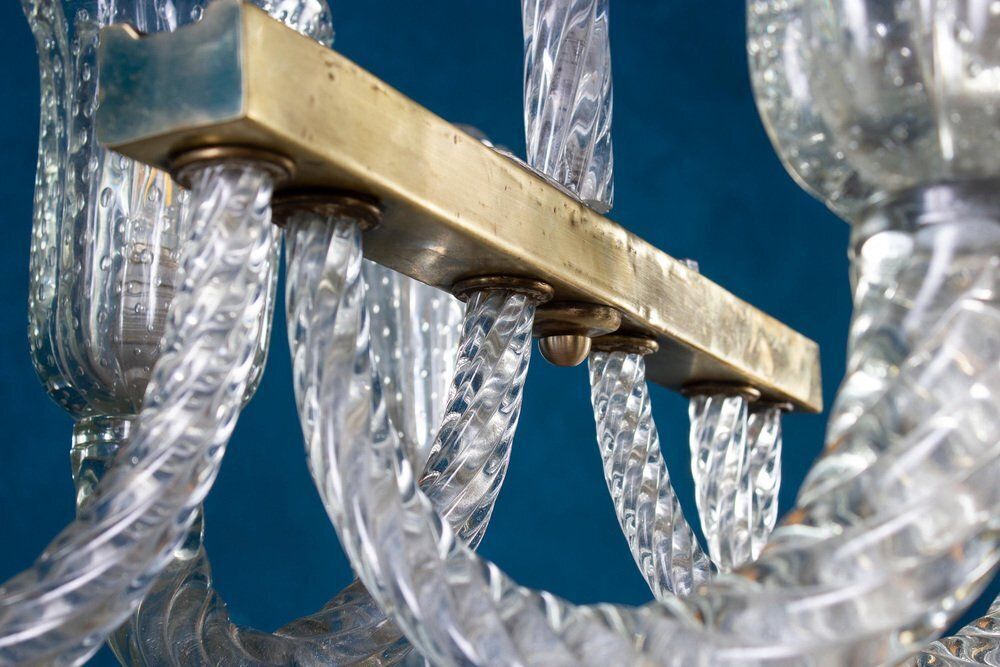 photo for sale Art Deco Chandelier By Barovier & Toso