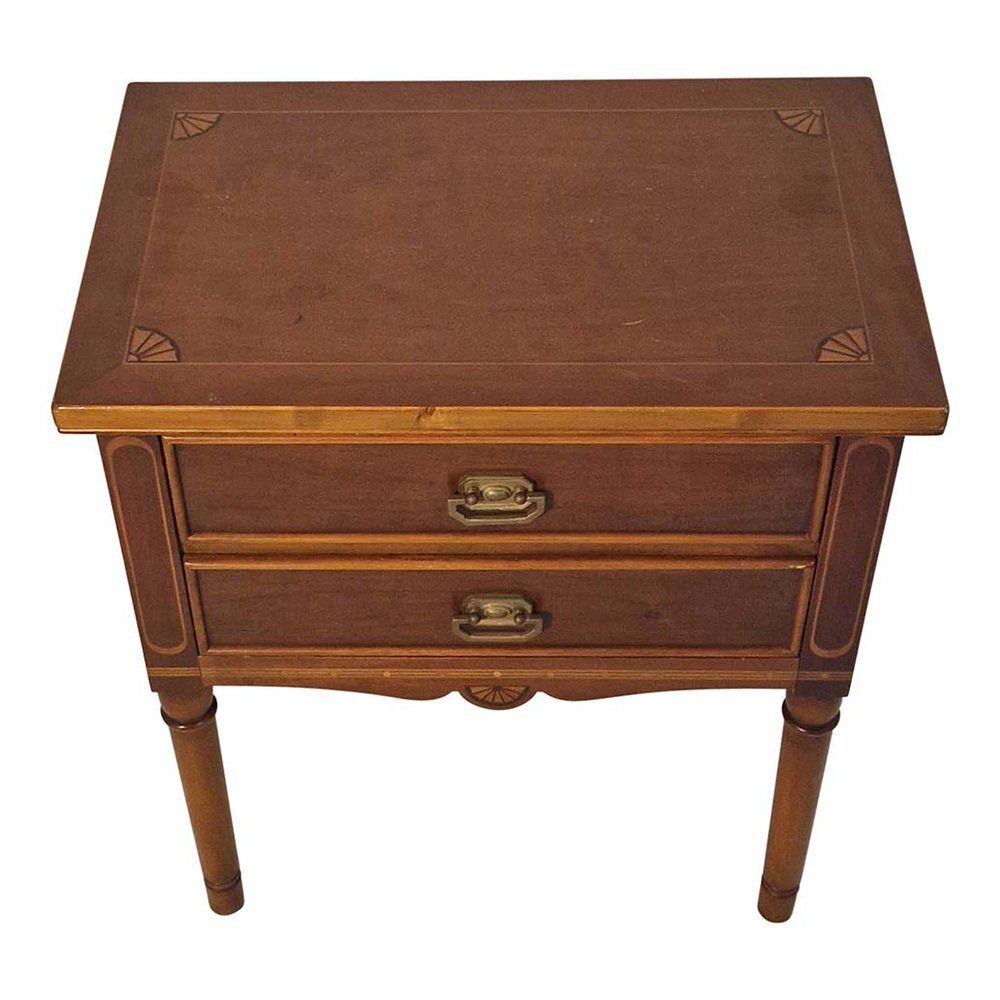 Liberty Style Bedside Table With Drawers, England, 1970s photo furniture