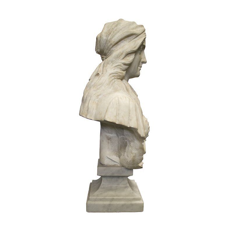 Bust Of A Woman, 1800s, Marble photo 5585.0