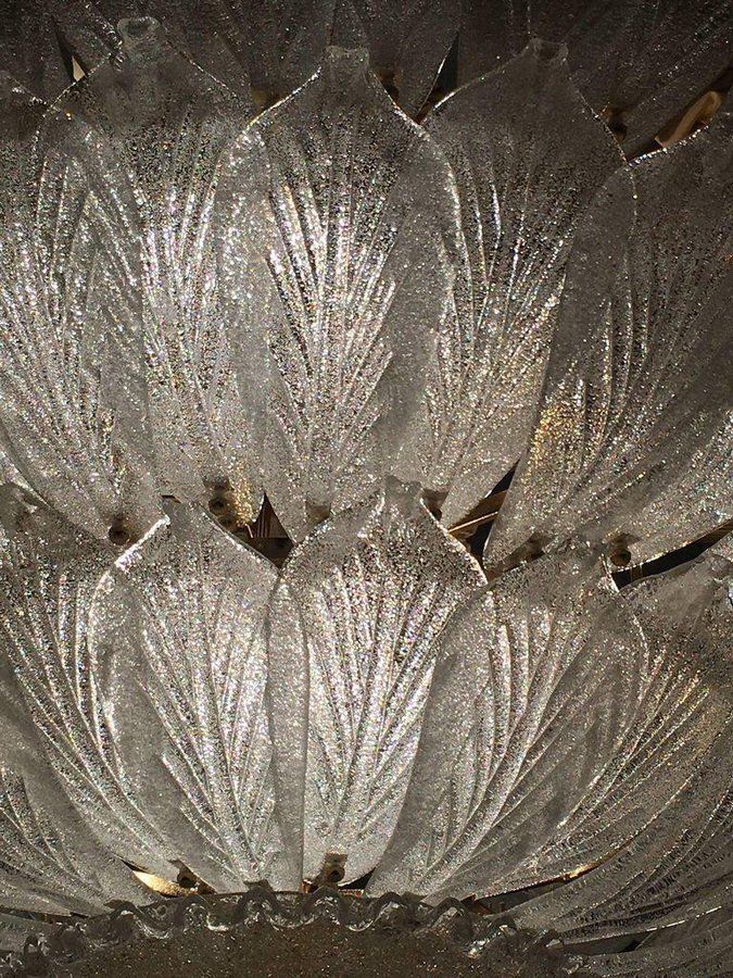 photo vinterior Italian Murano Leave Flush Mount Chandeliers, Set Of 2
