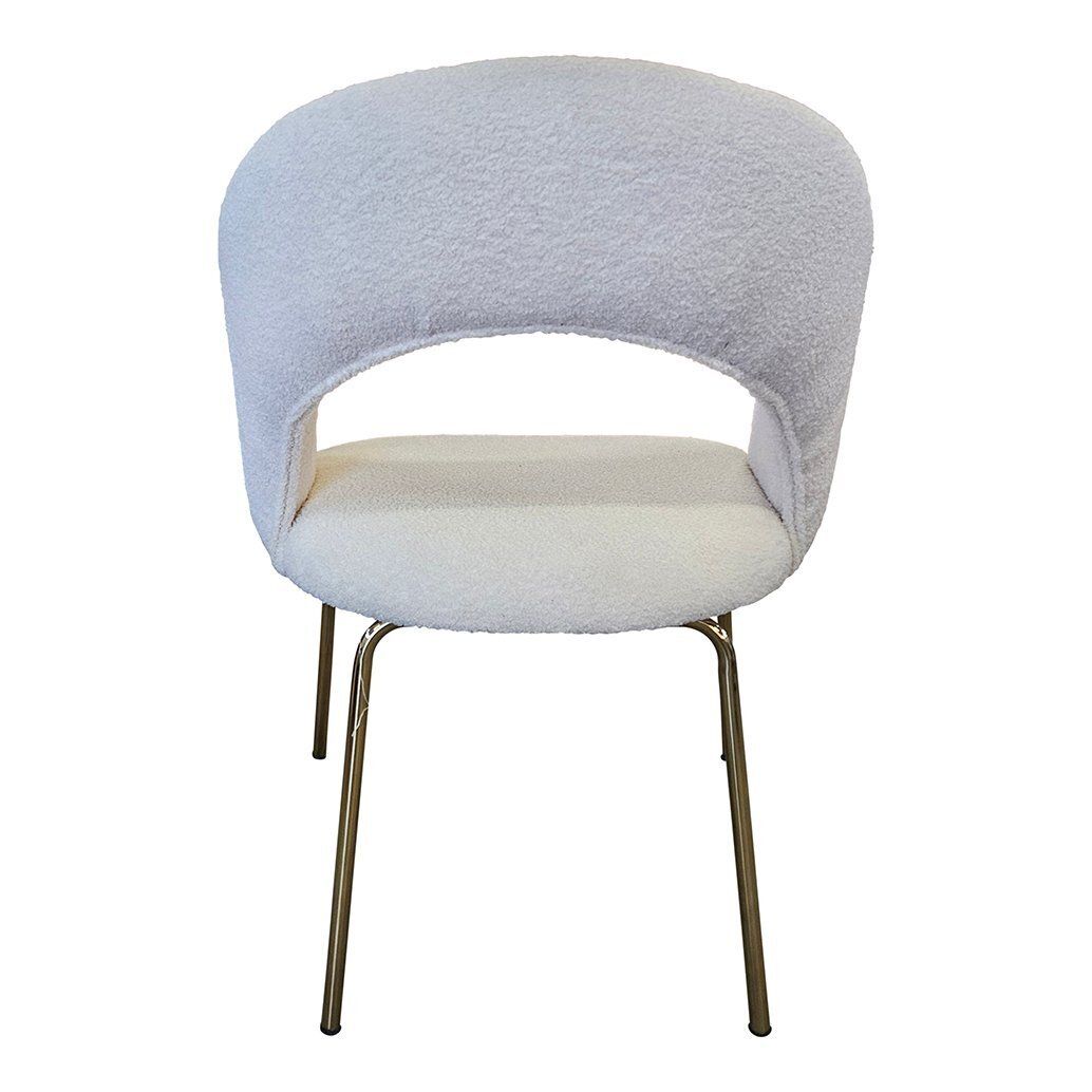 White Bloucle Chair, 1980s photo Furniture