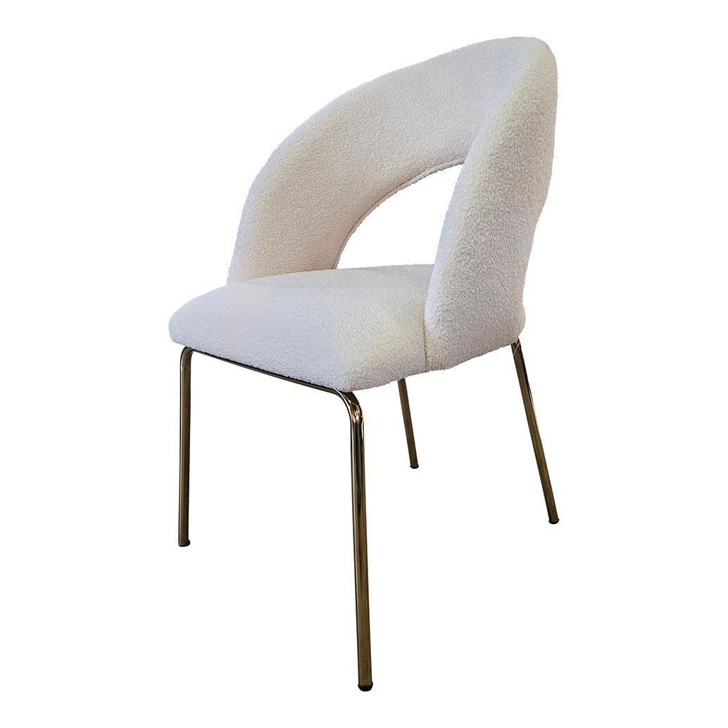 White Bloucle Chair, 1980s photo 809.0