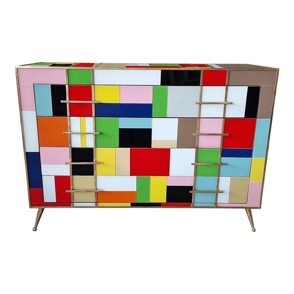 Dresser With 4 Glass Drawers, 1980s photo furniture