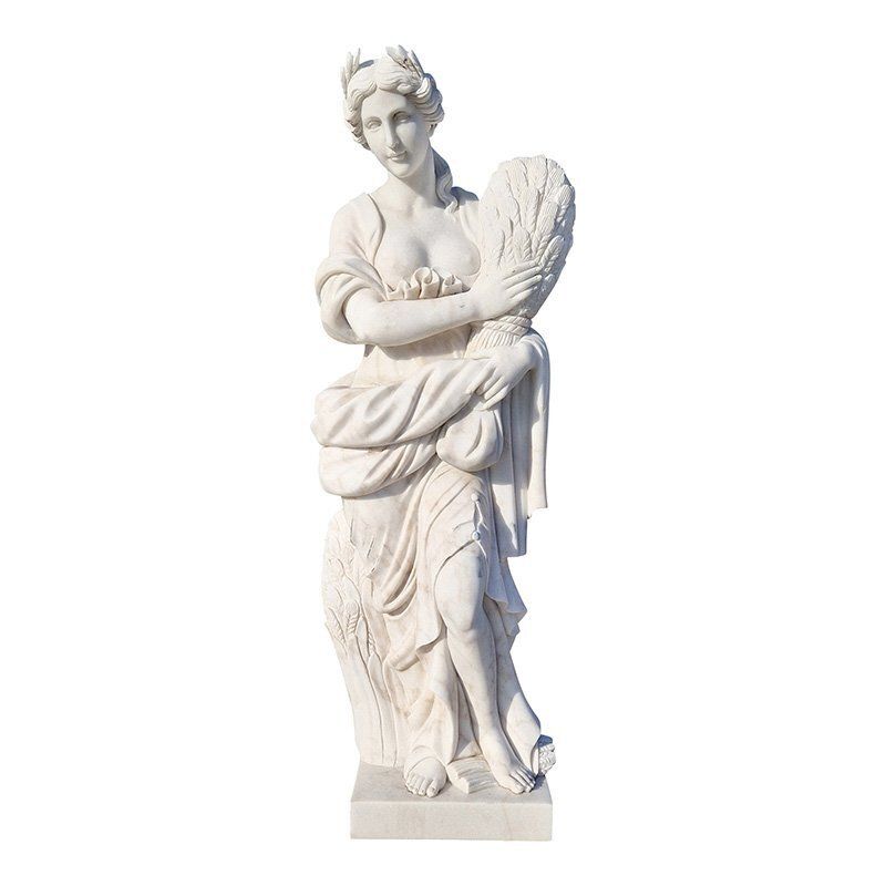 Italian Artist, Four Seasons Statues, Marble, Set Of 4 photo furniture
