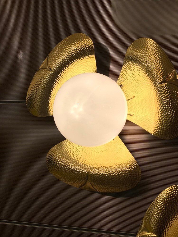 2878.0 Mid Century Italian Sconces In The Style Of T. Barbi, 1960s, Set Of 10 photo