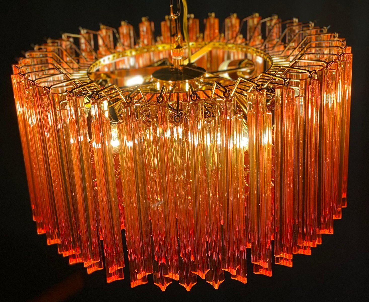 photo furniture Coral Triedi Crystal Prism Chandelier