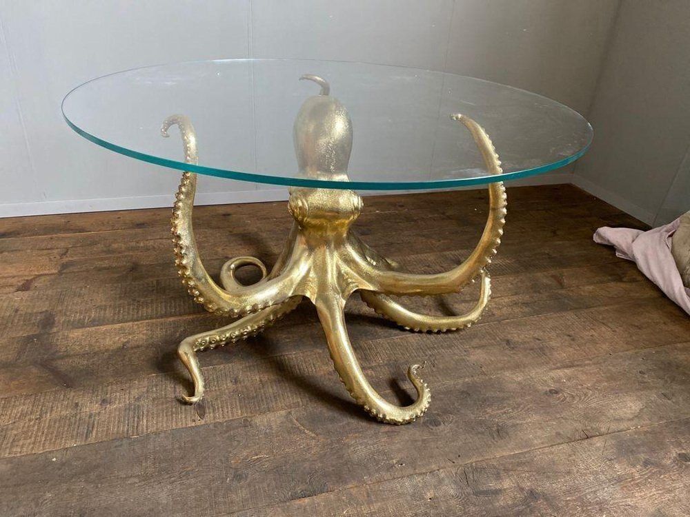 Sculptural Gilt Bronze Center Or Dining Table photo Furniture