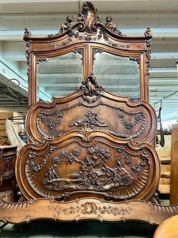 Large Louis XV Dresser In Walnut photo Furniture