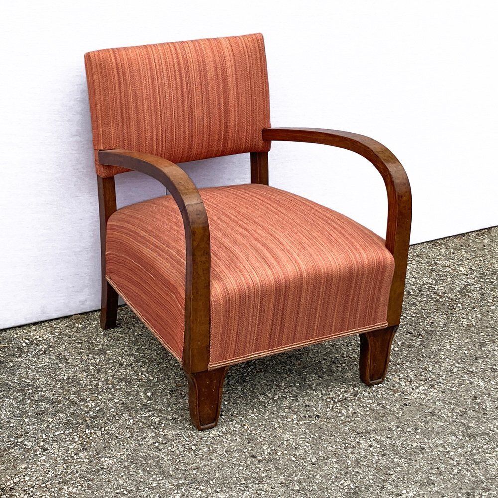Set Of Art Deco Armchairs, 1940s photo 2585.0