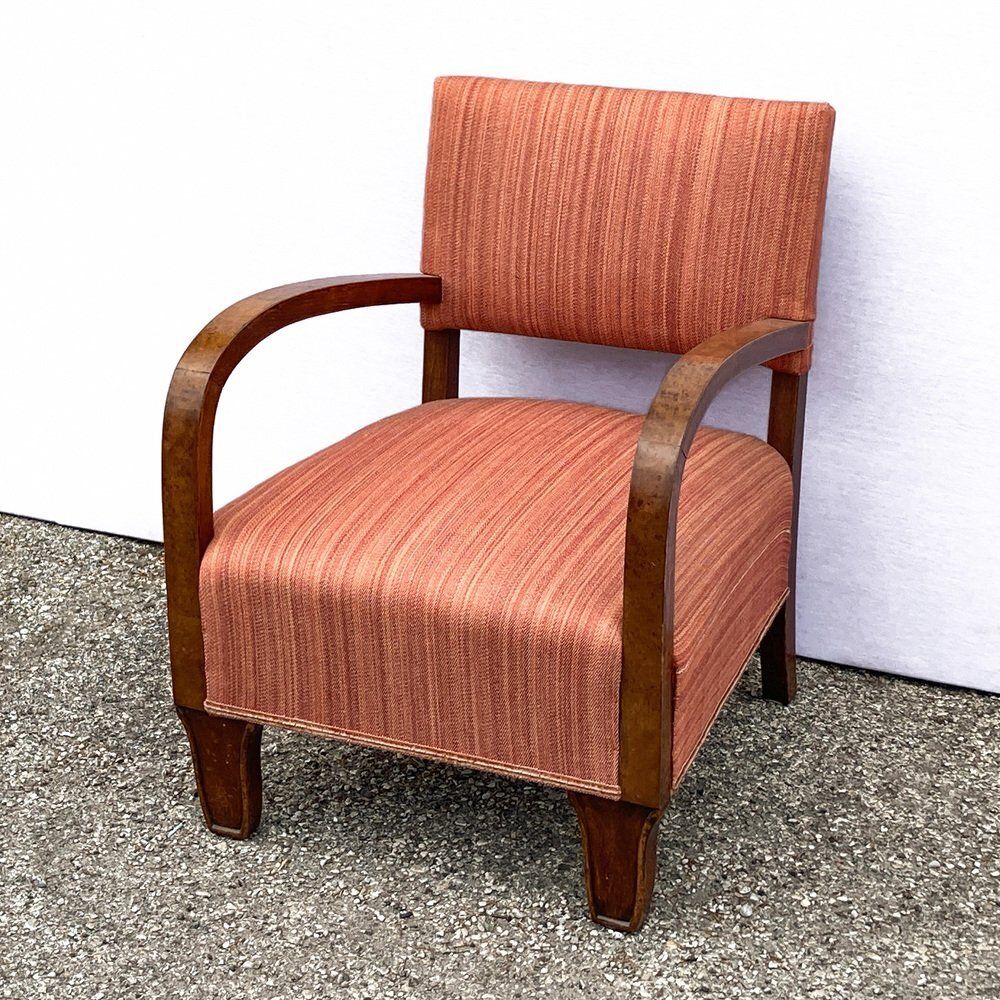 Set Of Art Deco Armchairs, 1940s photo vinterior
