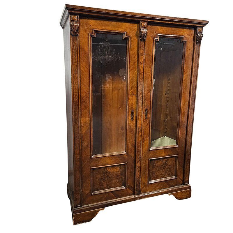 Wooden Display Cabinet, 19th Century photo for sale