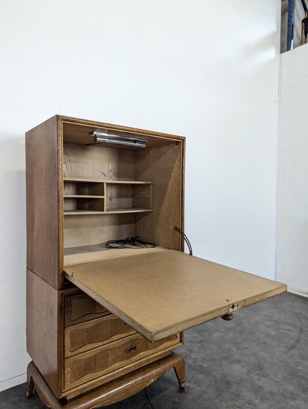 Wooden Secretaire By Dlg André Arbus photo Furniture