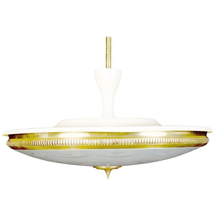 Mid Century Ceiling Fixture Or Pendant By Luigi Brusotti, Italy, 1940