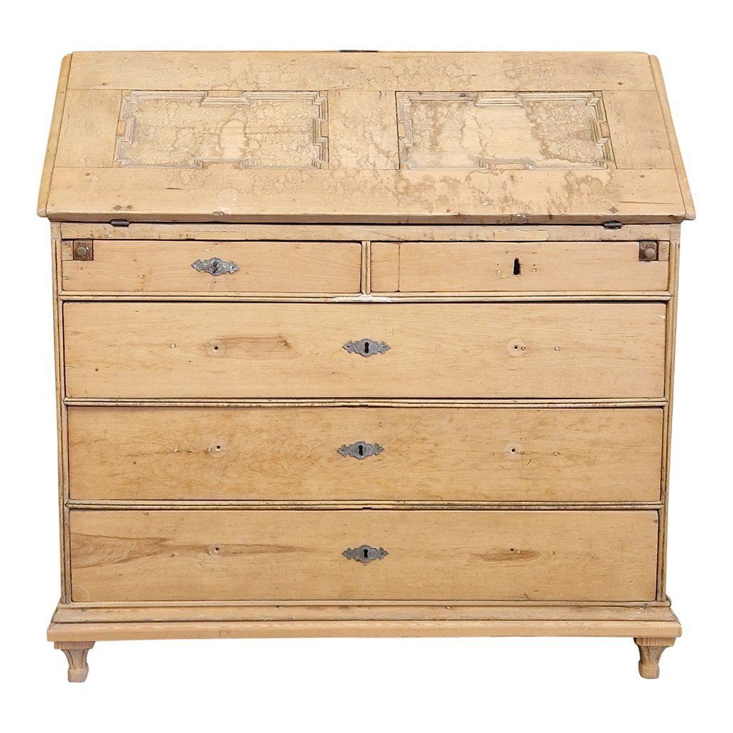 Antique Danish Dresser In Wood