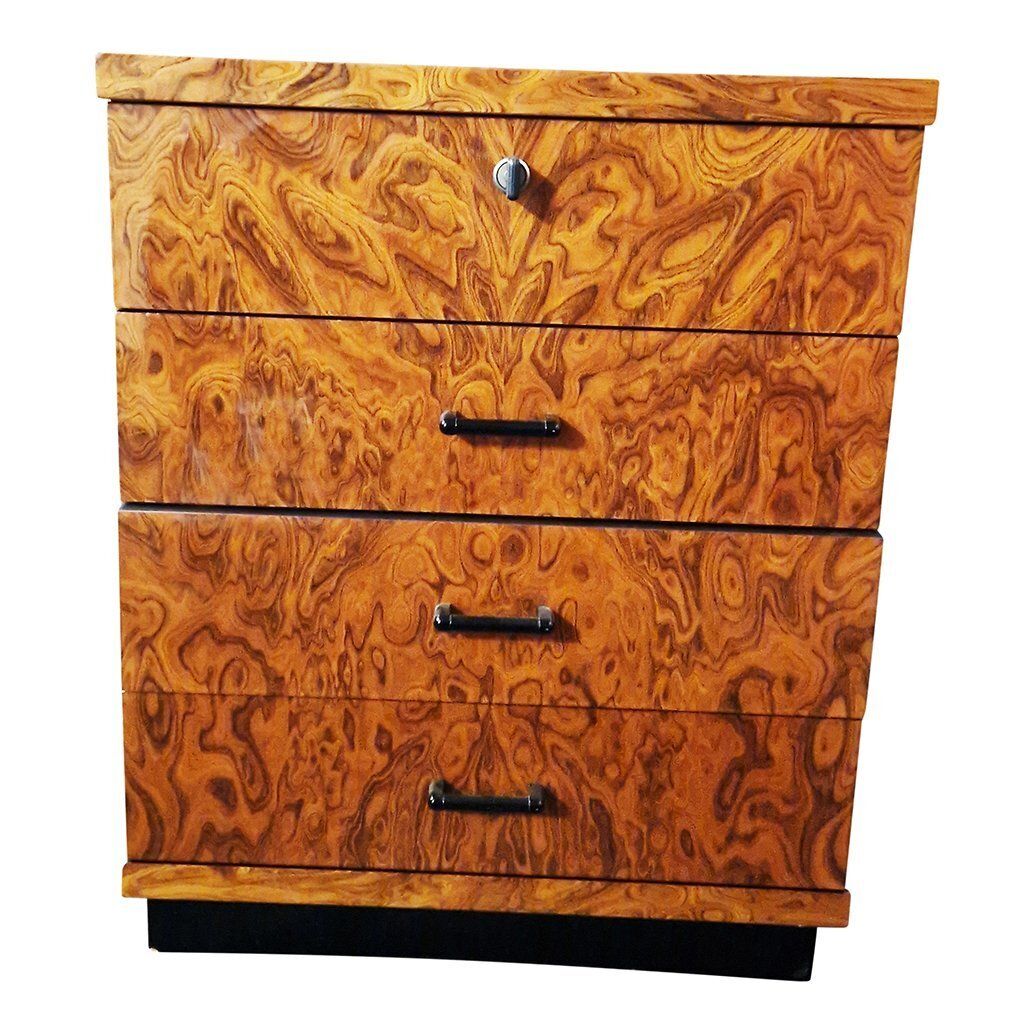 Small Chest Of Drawers In Thuja Root, 1980s photo furniture