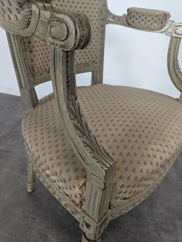 photo for sale Louis XVI Style Armchairs, Set Of 2
