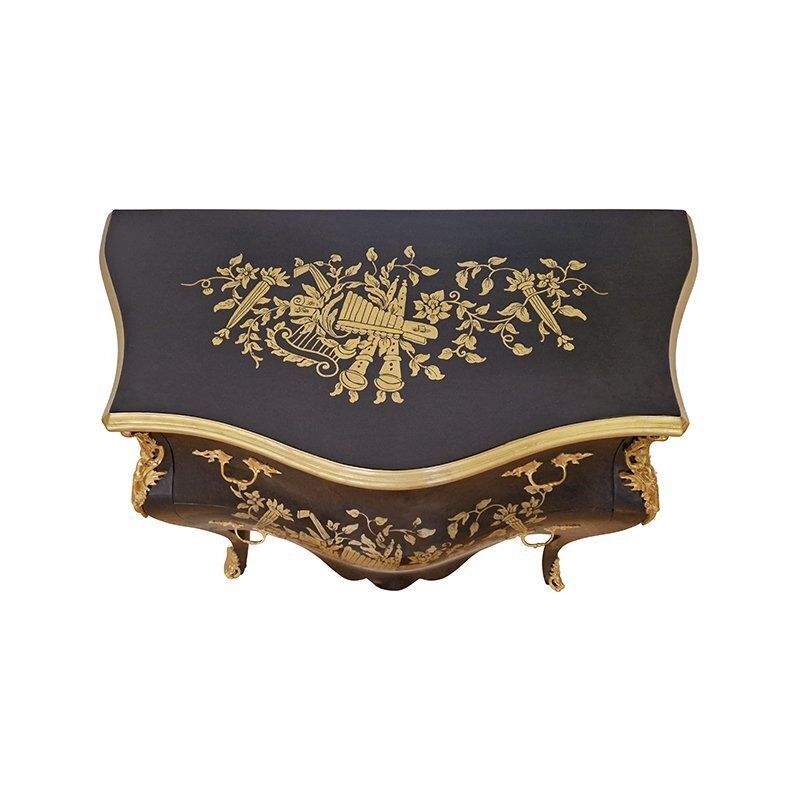 Dresser In Black Lacquered Wood, 1990s photo 2585.0