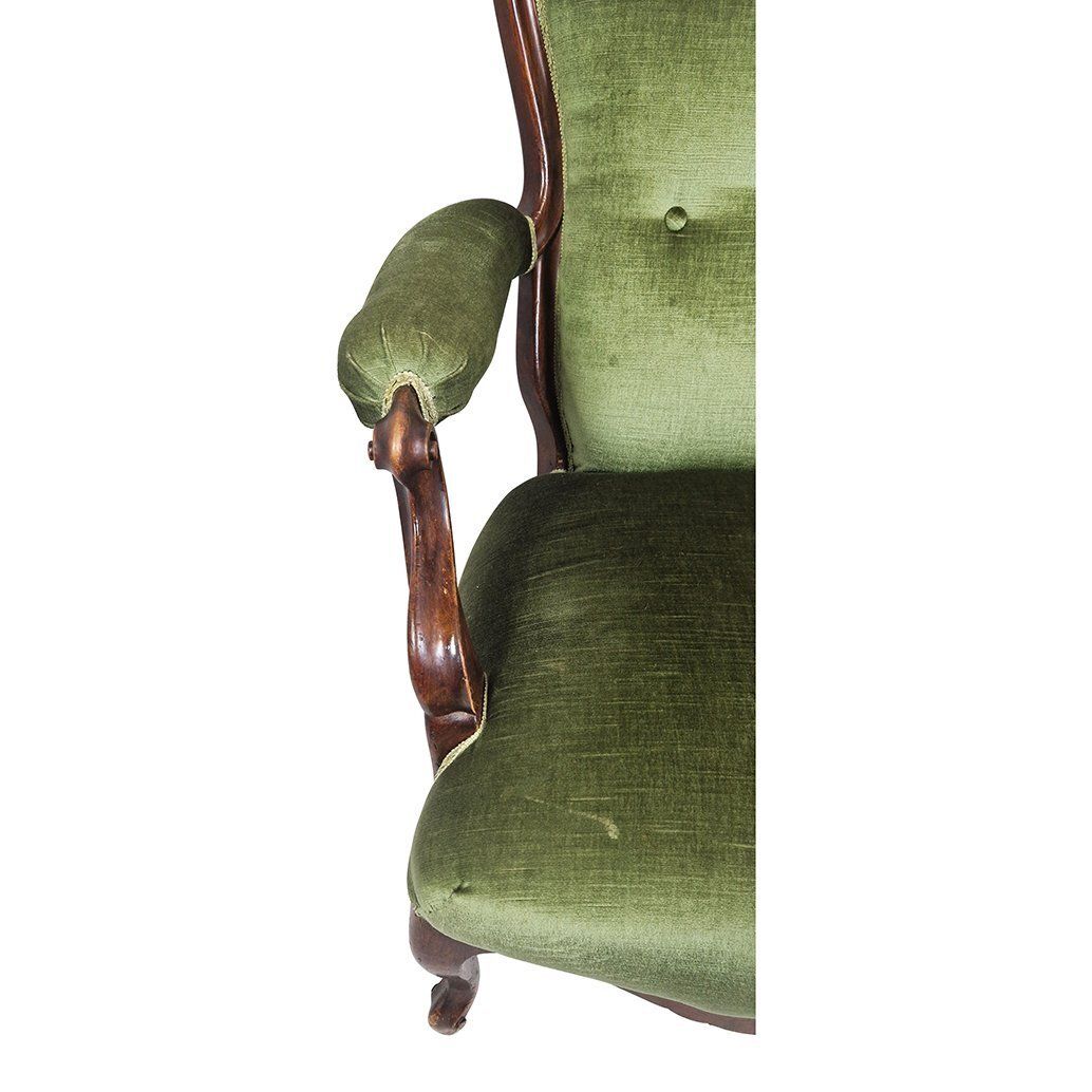 Louis Philippe Wooden Armchair, 1890s photo vinterior