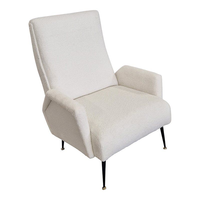 Vintage Wool Armchair, 1980s photo vintage