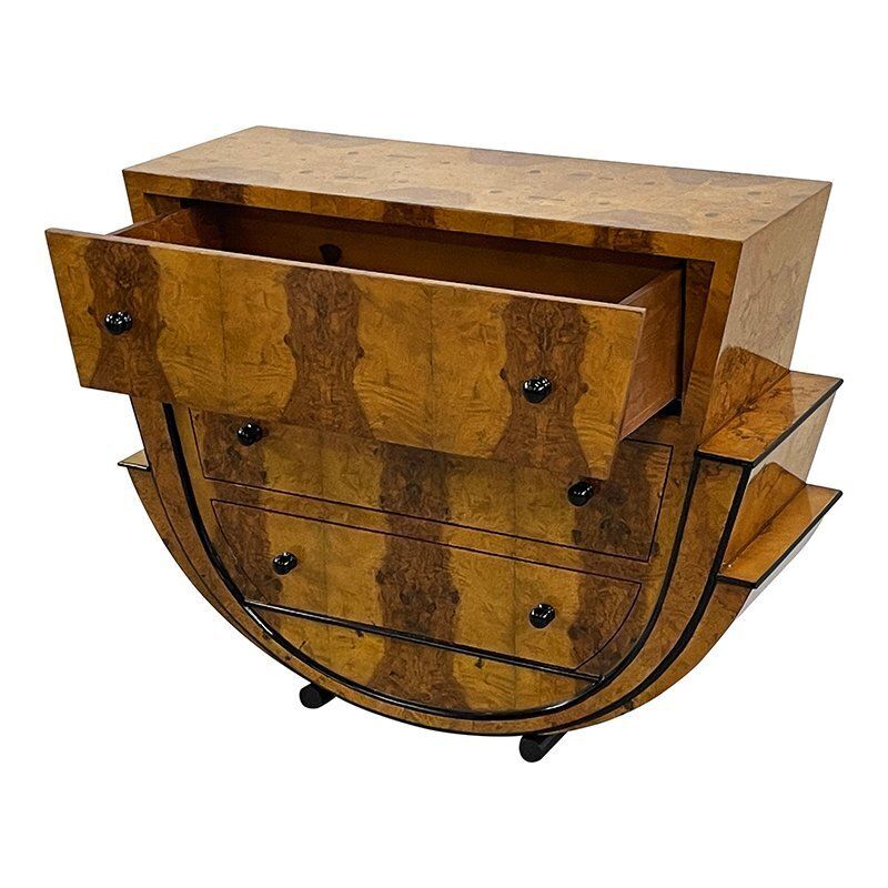 Art Deco Commode In Walnut, 1980s photo Furniture