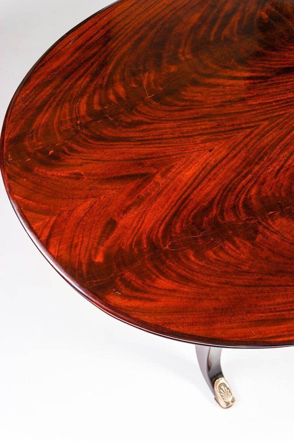 Italian Mahogany Table In The Style Of Paolo Buffa, 1950s photo vintage