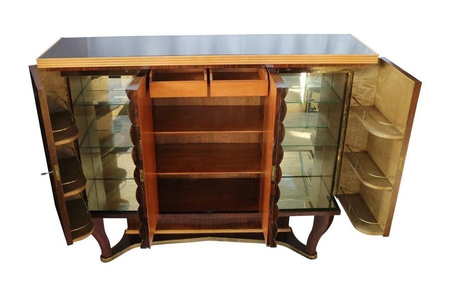 Italian Art Deco Dry Bar Cabinet By Michele Merighi, 1940 photo 8475.0