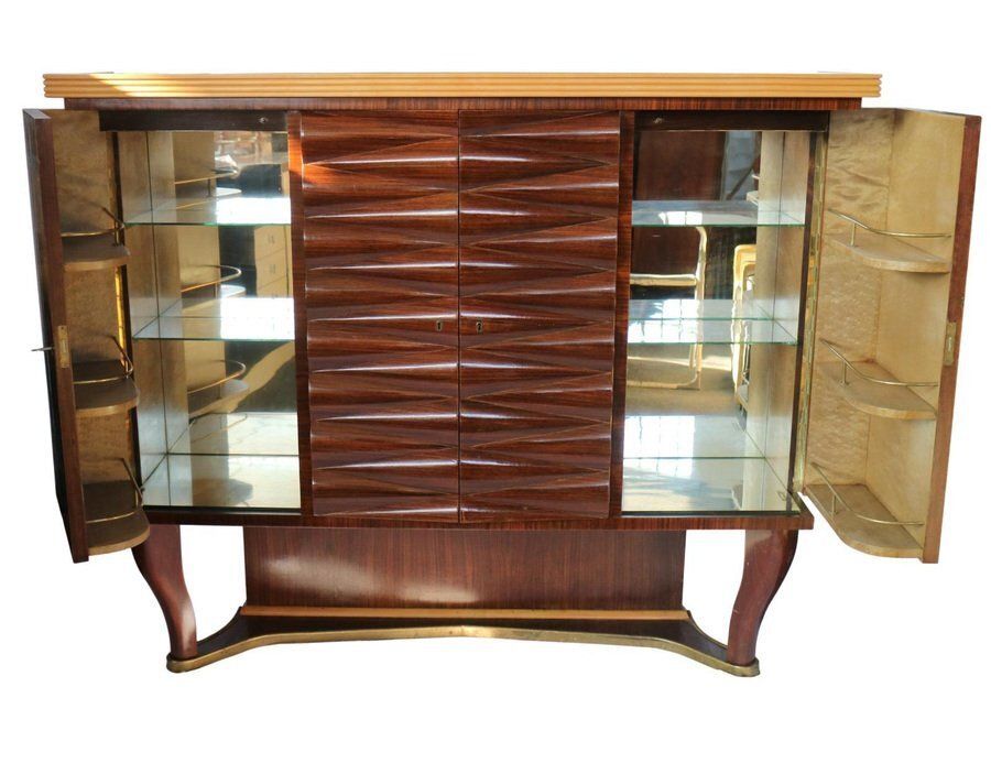 Italian Art Deco Dry Bar Cabinet By Michele Merighi, 1940 photo buy