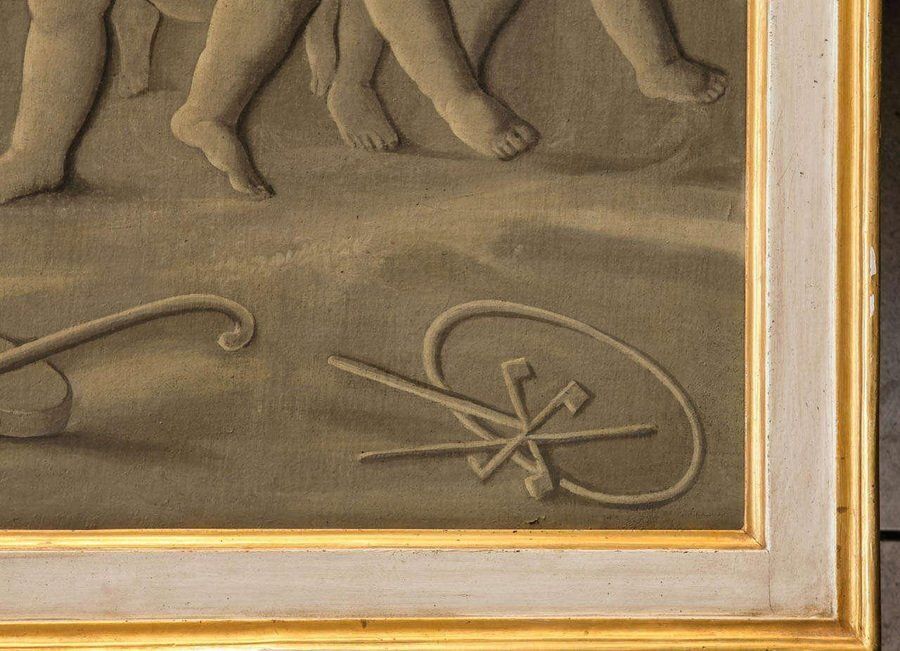 Late 18th Century French Grisaille Painting photo 9474.0